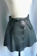 Jupe Plissée Maje Modèle Gibraltar - Taille 36, Bleu Marine, En Coton, Comme Neuve