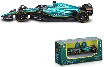 2023 F1 Lance Stroll F1 Aston Martin Racing AMR23 Diecast Car