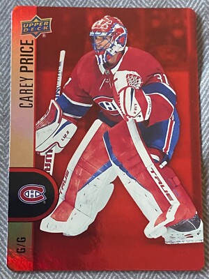 2022 Upper Deck Tim Hortons Collector's Series Red Die-Cuts Carey Price #DC-12