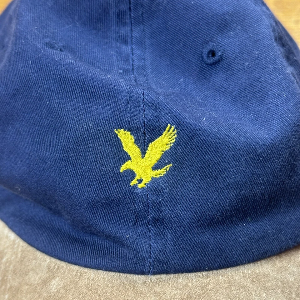 Gorra Lyle & Scott 6 paneles gamuza billete de béisbol para hombre talla única azul Foto 2 de 4