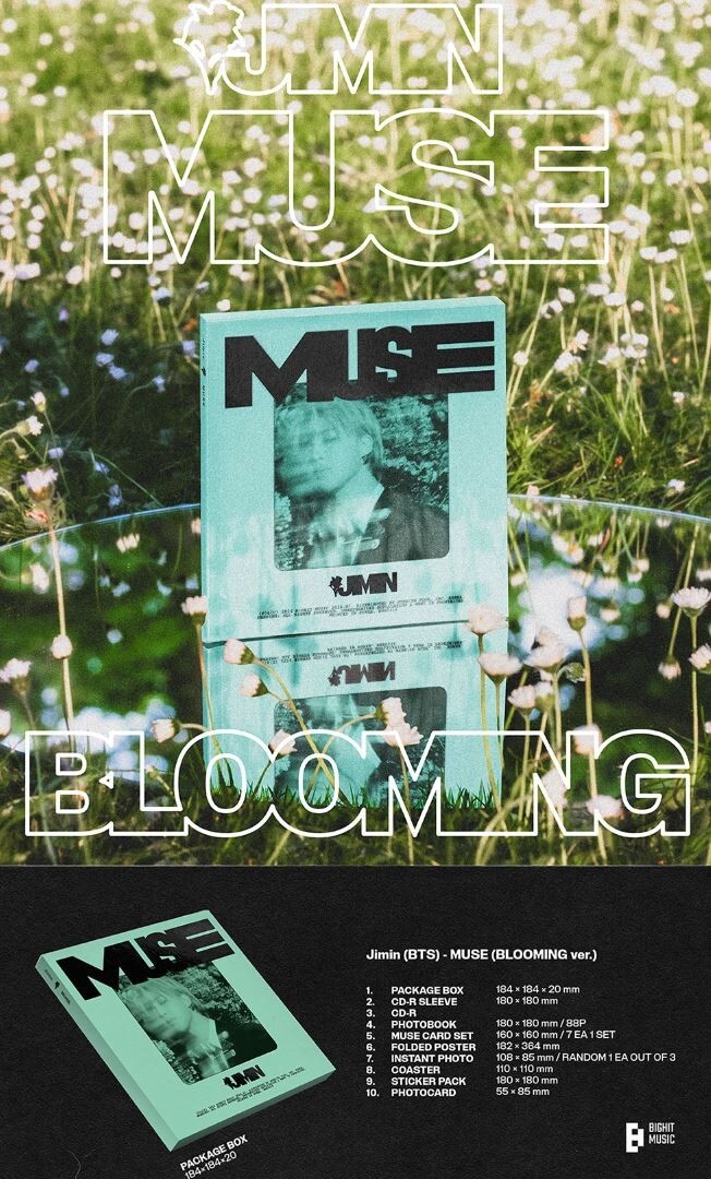 BTS JIMIN MUSE 2nd Solo Album 2 Ver Set (via DHL Express) | eBay
