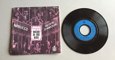 Ref 89 Vinyl 45 Türme Nabucco Elixier Liebe