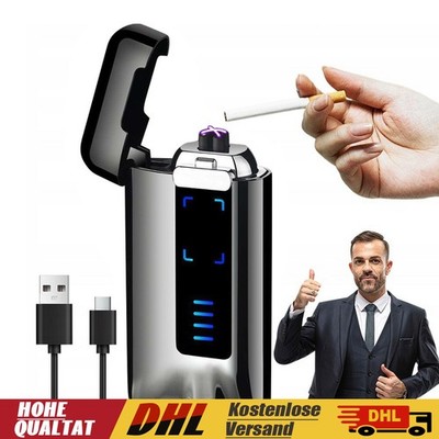 Elektronische Feuerzeug Dual Arc Plasma Lighter Dual Lichtbogen USB Aufladbar