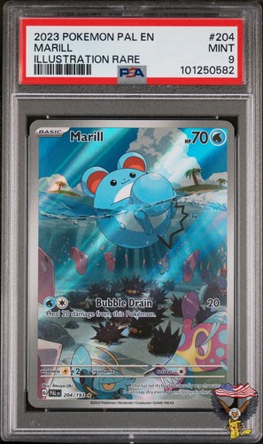 Marill graded PSA 9 for sale on eBay