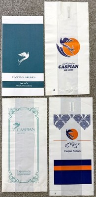 Air Sickness Bag set of Caspian Airlines barf bags