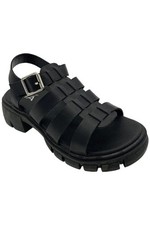 Mia Kids Girl's Havien Platform Sandals Black