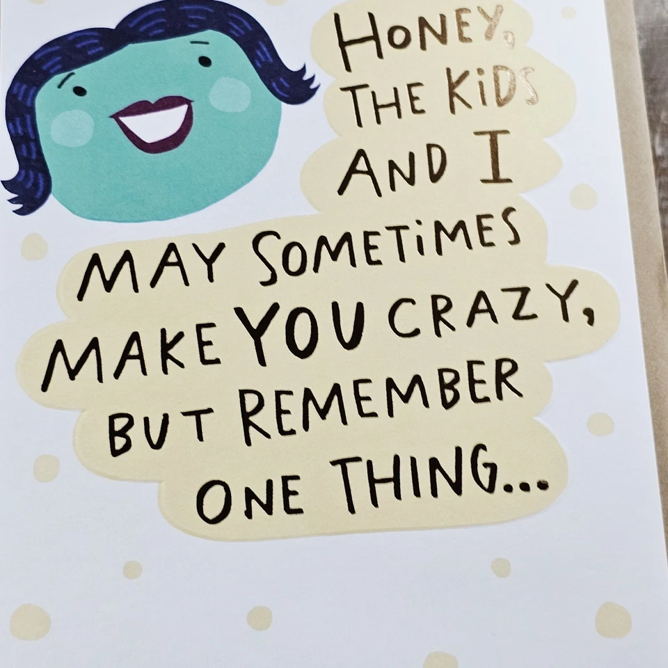 American Greetings Father's Day Card For Husband Crazy Funny Humor - Image 3 of 4
