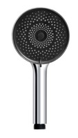 Wenko Duschkopf Schwarz Ø12 Cm – Wassersparende Handbrause Mit 3 Funktionen