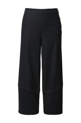 Ulla Popken Damen große Größen Barrel Jeans weites Bein Komfortbund
