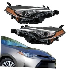 2PCS Driver and Passenger Side Headlamp Assembly Replacement for Toyota