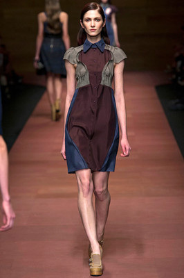 Carven 2013 Featherweight SILK Habotai Dress SIZE FR38 US6, Spring Summer Runway