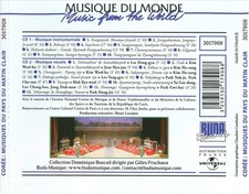 VARIOUS ARTISTS - MUSIC FROM THE WORLD: KOREA NEW CD