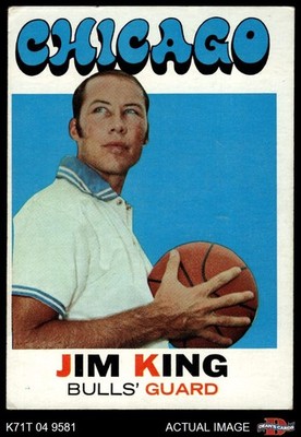 1971 Topps #72 Jim King  Bulls Tulsa 4 - VG/EX