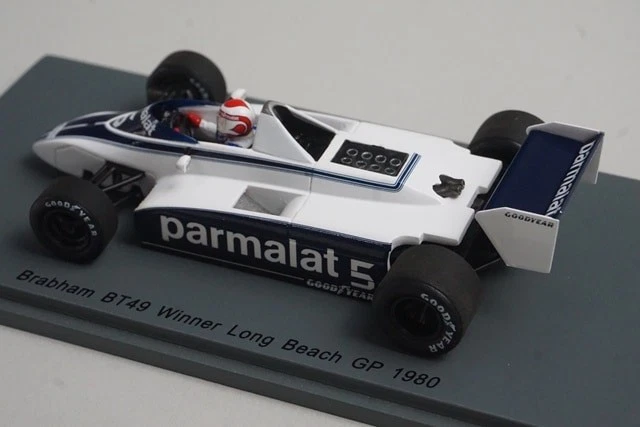 1:43 Spark S4790 Brabham BT49 Winner Long Beach GP 1980 #5 N. Piquet model car - Image 2 of 4