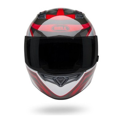 Bell Powersports Qualifier Conduit Charcoal/Candy Red Medium -Fully Functional