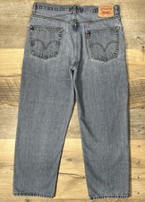 VTG LEVI'S 550 Relaxed Straight Jeans Men 36x29 Medium Wash 100 Cotton Denim