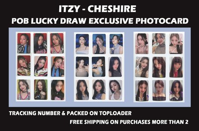 ITZY - CHESHIRE LIMITED SPECIAL JYP POB LUCKY DRAW EXCLUSIVE OFFICIAL PHOTOCARD