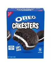 1 Box 🤎💙. OREO Cakesters Soft Snack Cakes, 5 - 2.02 oz Snack Packs