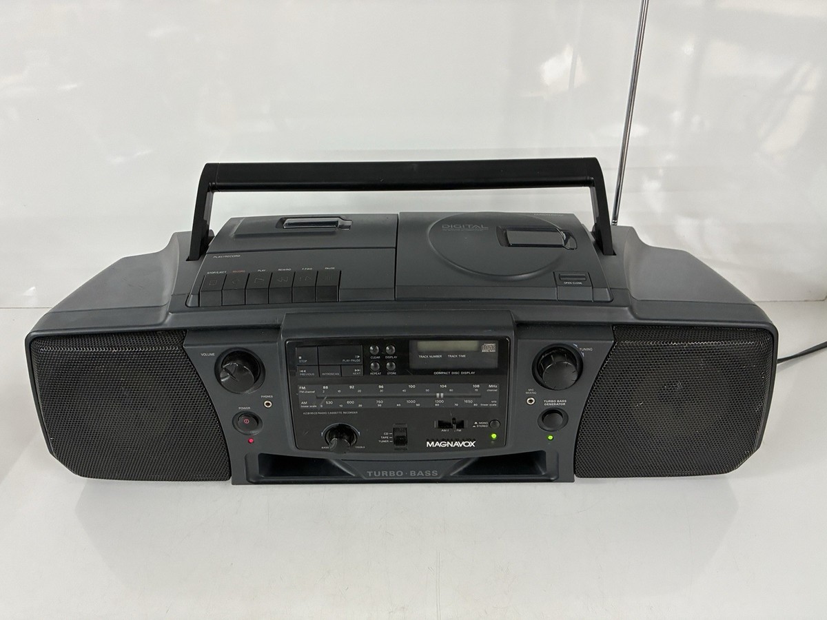 Philips Magnavox AZ8110 Boom Box AMFM Radio CD Cassette Player