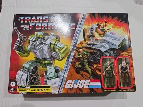 Transformers x GI Joe Autobot Kup Triple "T" Leatherneck Sgt. Slaughter BX DMG