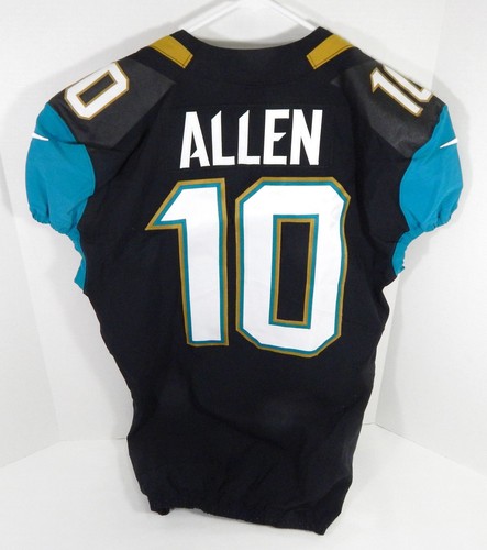 2017 Jacksonville Jaguars Brandon Allen #10 Game Issued Black Jersey 44 909