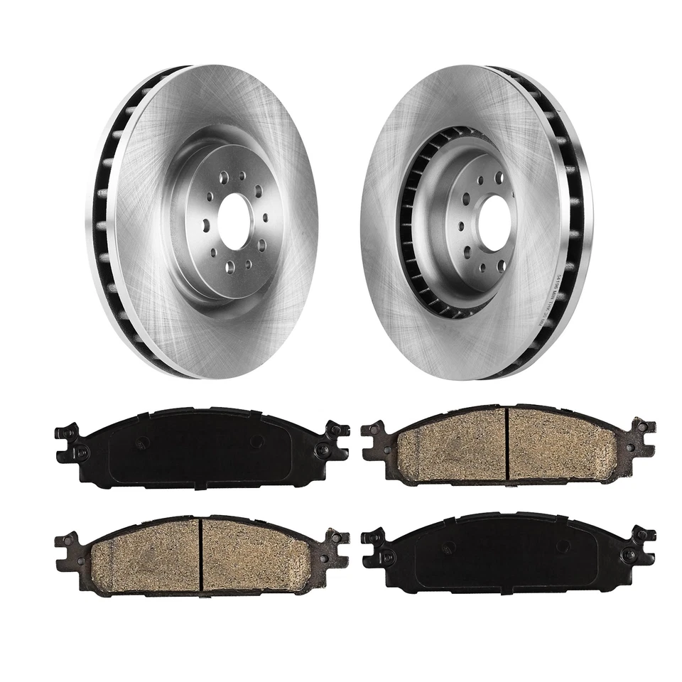 Pastillas de freno de rotor delanteras y traseras para Ford Flex Explorer Taurus MKT MKS Foto 2 de 3