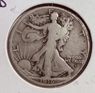 1916-D Walking Liberty Half Dollar, Circulated. (13757). Great Eye Appeal.