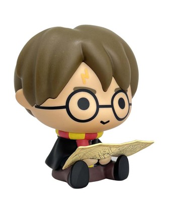 Harry Potter Harry Sparschwein mit Karte des Rumtreibers Chibi 16 cm Plastoy