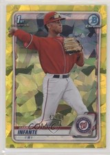 2020 Bowman Chrome Draft Sapphire Edition Yellow 42/99 Sammy Infante #BD-48 0cc9