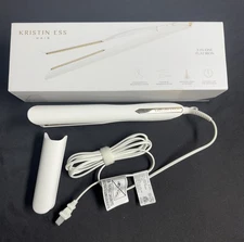 3-in-One Professional Titanium Hair Straightener Curler 2 in 1 + Beach Waver ...