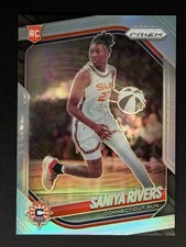 2025 Panini Prizm WNBA #131 Saniya Rivers Silver Prizm RC Sun