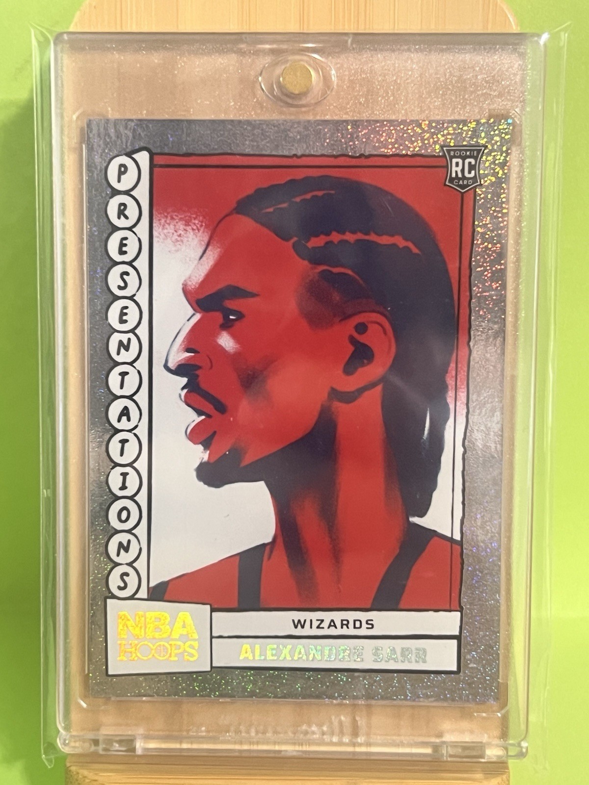 2024-25 Panini NBA Hoops Alexandre Sarr #12 Presentations Foil RC Case Hit SSP