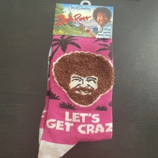 Bob Ross Joy of Painting Crew Socks