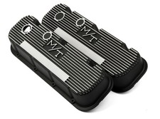 Holley Mt Valve Covers 241-85 Chevy Bbc 396 427 454 Black Wrinkle