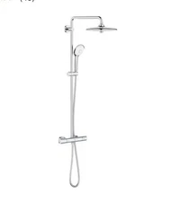 GROHE  1.75GPM Thermostatic Shower System - StarLight Chrome (26128002)