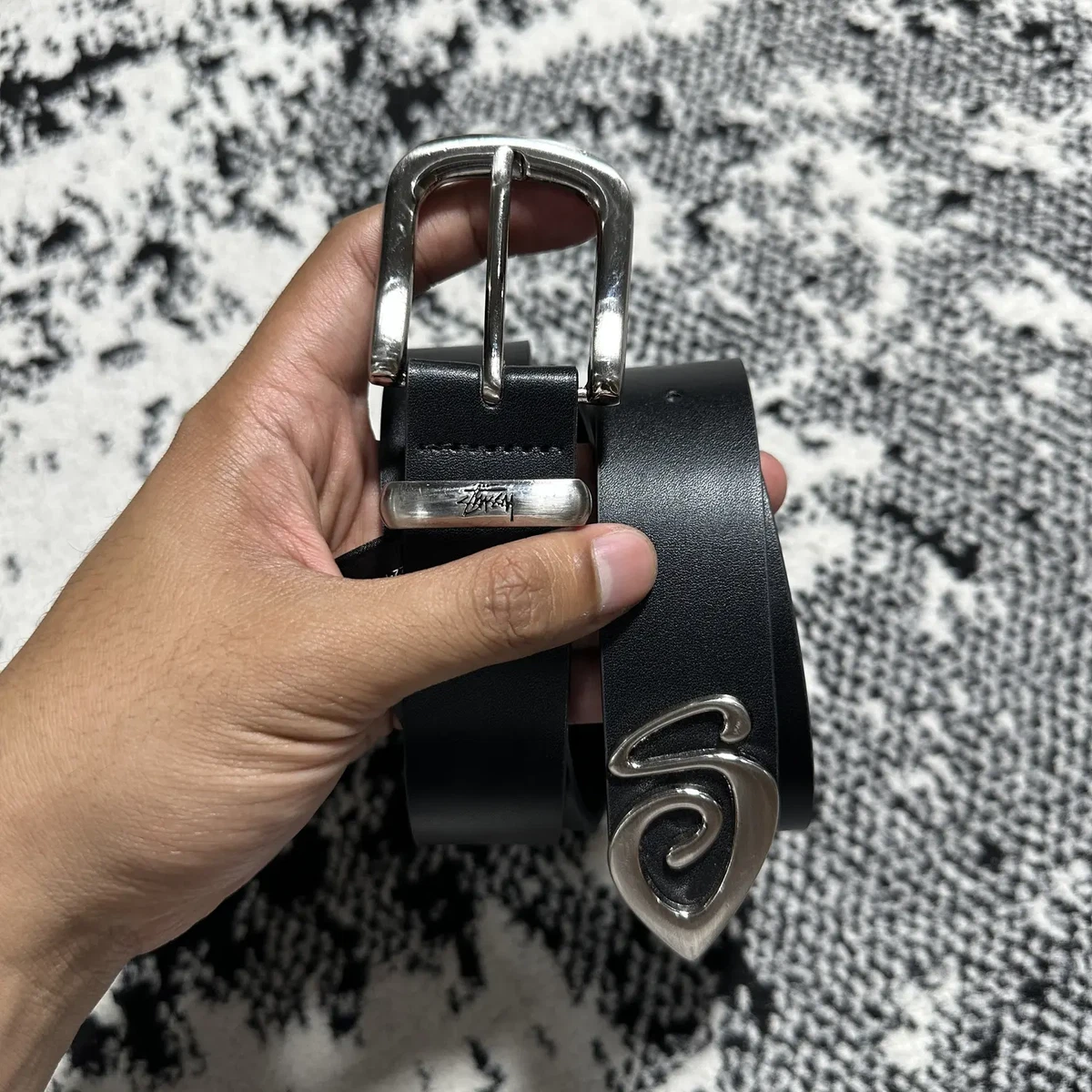 stussy カモフラージュ ベルト L/XL Metal S Tip Belt – Black | Accessories | Stüssy Japan