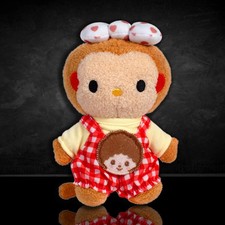 Monchhichi  6" Tammy Palm Size Hello Kitty Sekiguchi Collab. NWT