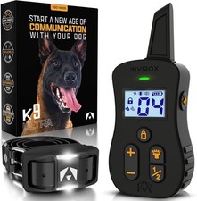 INVIROX Dog Shock Collars Ultra K9 X2 124 Training Levels, 4 Powerful Modes.