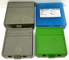 MTM Case Gard P-100 Ammo Boxes Lot of 4 38-357, 45 ACP, 44-45