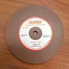 Cratex 606-F 6” Dia Surface Grinding Wheel Silicone Carbide Grinding Wheel -Fine