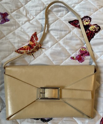ZARA SRPLS Nude Leather Shoulder Bag Purse-NEW no tag