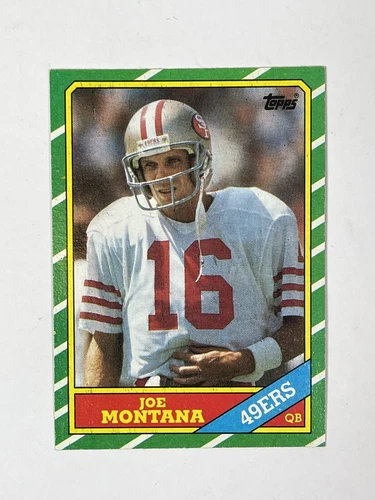 Joe Montana 1986 Topps #156 San Francisco 49Ers NFL