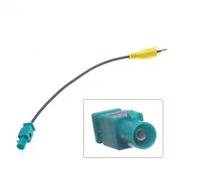 Male Fakra To RCA Camera Retention Cable For Mercedes/Land Rover/Porsche/Ford