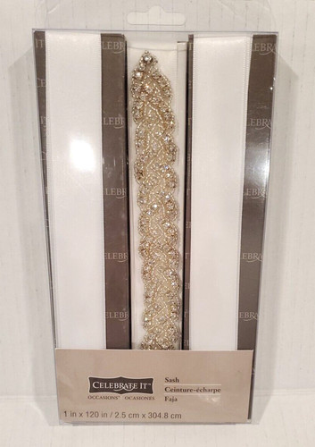 Gemmed Sash By Celebrate It ~~ 1 in x 120 in (2.5 cm x 304,8 cm