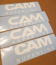 Cam Superline Trailer decals stickers 18-22" gloss Die CUT vinyl FAST