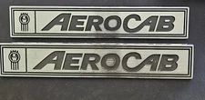 Kenworth W900L Cab, Misc. Parts 11" Kw Aerocab Chrome Logo Plate *SET OF TWO*