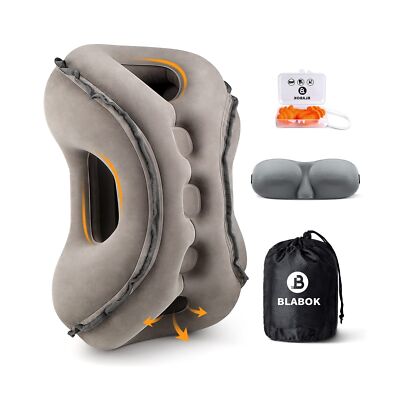 Inflatable Travel Pillow,Multifunction Travel Neck Pillow for