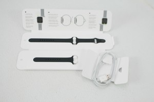 se space gray aluminum case black sport band