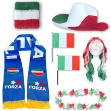 Sonia Originelli Fan Pack "Italy" Italy Italia World Cup European Football Scarf Hawaiiket