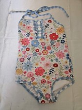 Lily and Londyn Size 4T Blue floral swimsuit One Piece